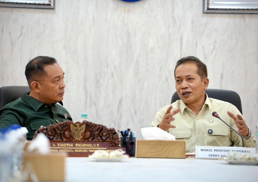 Wamenkop dan Wamen Investasi Sepakat Permudah NIB Kopdes Merah Putih
