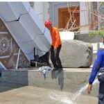 Atap Teras KPT Brebes Ambruk, Dua Pekerja Luka Dirawat di RSUD