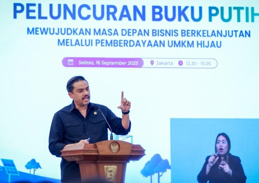 Menteri Maman: UMKM Hijau Kunci Wujudkan Net Zero 2045