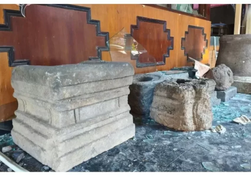 Museum Bhagawanta Bhari Dirusak Saat Demo, Bupati Kediri Imbau Artefak Dikembalikan
