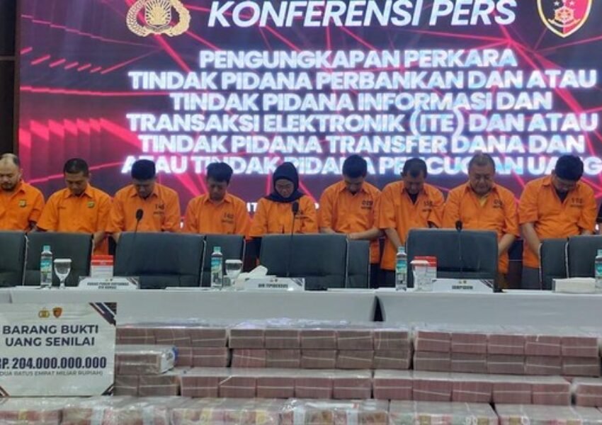 Bareskrim Ringkus Sindikat Pembobol Rekening Dormant Rp 204 Miliar