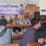Polres Brebes Gandeng Jurnalis untuk Antisipasi Demo Anarkis