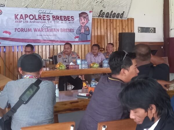 Polres Brebes Gandeng Jurnalis untuk Antisipasi Demo Anarkis