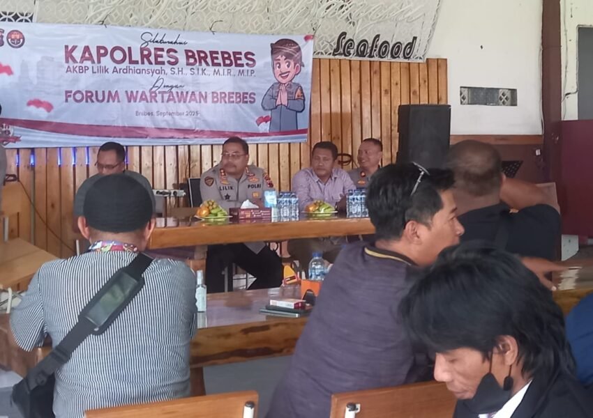 Polres Brebes Gandeng Jurnalis untuk Antisipasi Demo Anarkis