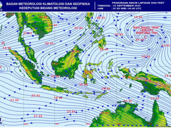 BMKG Prediksi Cuaca Berawan dan Hujan Ringan di Sejumlah Wilayah Indonesia