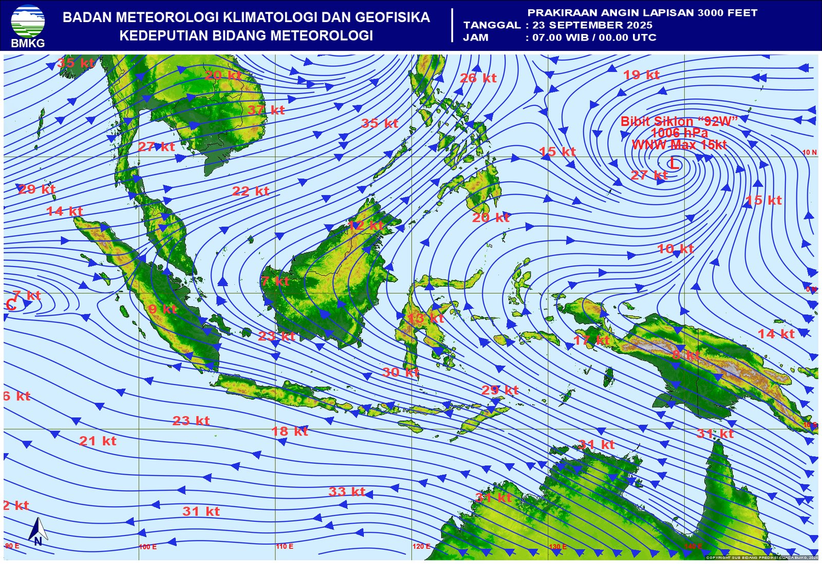 BMKG Prediksi Cuaca Berawan dan Hujan Ringan di Sejumlah Wilayah Indonesia