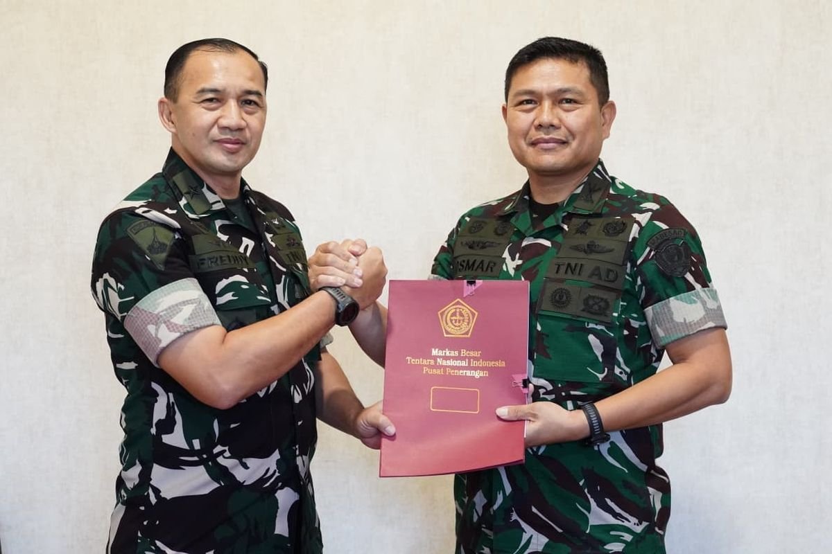 Sertijab TNI, Kolonel Osmar Silalahi Resmi Jabat Wakapuspen
