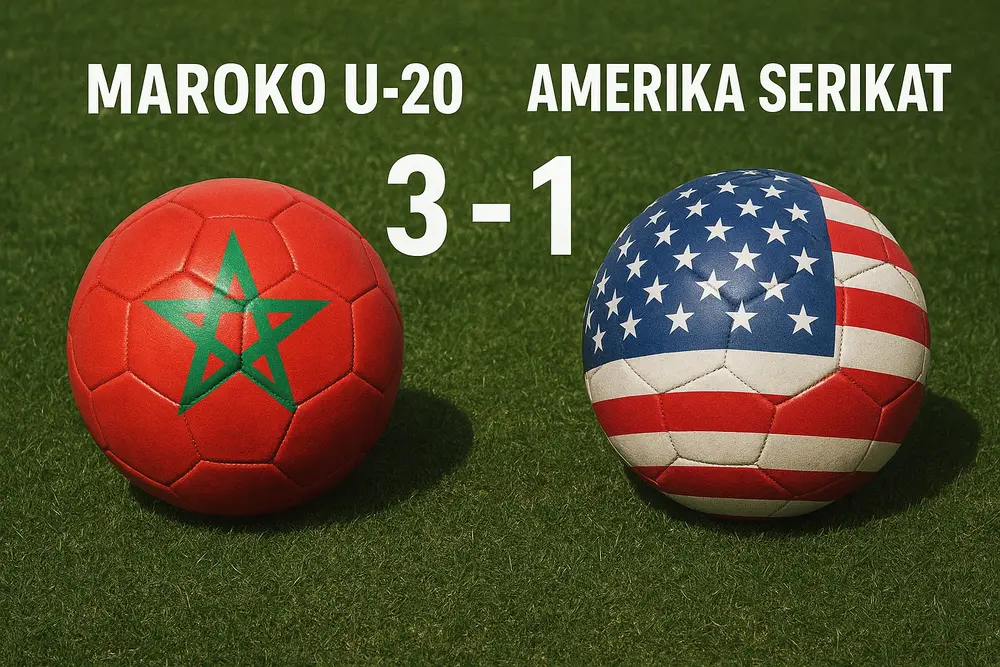 Maroko Taklukkan AS 3-1, Singa Atlas U-20 Melaju ke Semifinal Piala Dunia