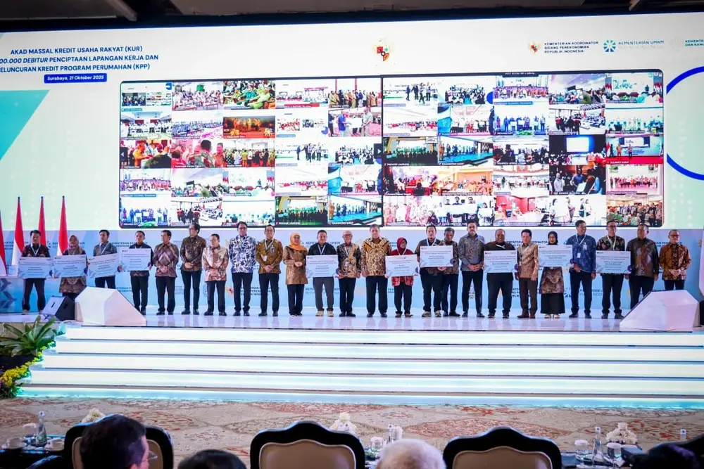 KUR 2025 Pecah Rekor, 800 Ribu Debitur Akad Massal Rp300 Triliun