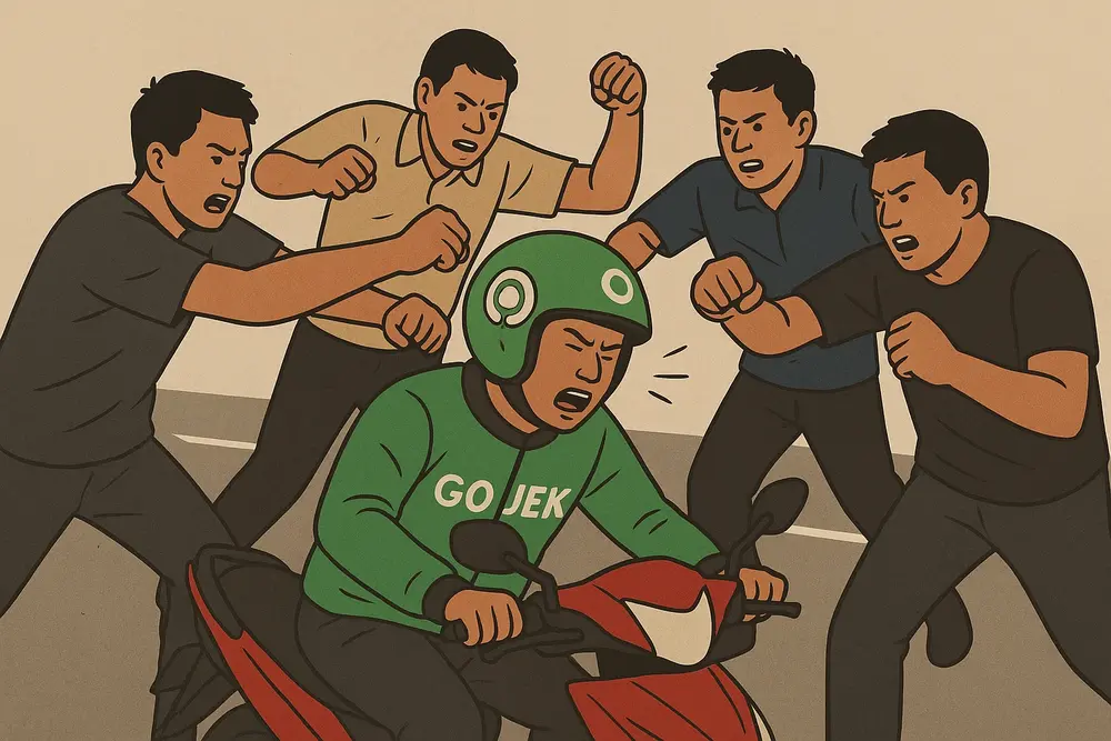 Polisi Tangkap Pelaku Pengeroyokan Ojol di Koja dalam Hitungan Jam