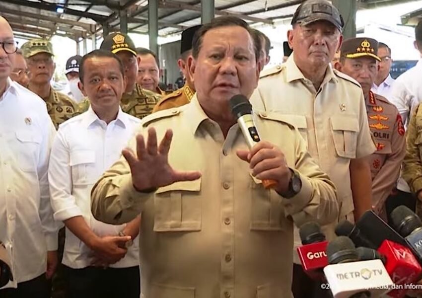 Prabowo: Kerugian Negara Akibat Tambang Timah Ilegal Capai Rp300 Triliun