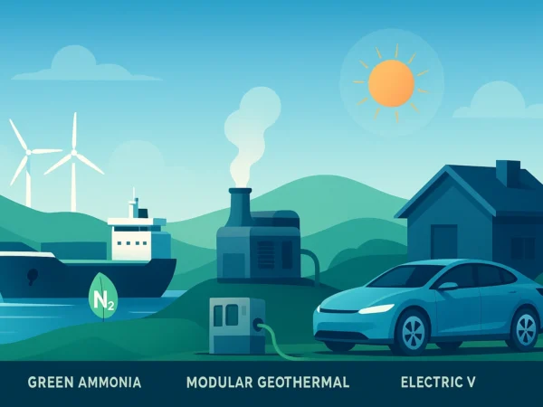 Tiga Teknologi Masa Depan Energi: Amonia Hijau, Panas Bumi Modular, dan Mobil Listrik