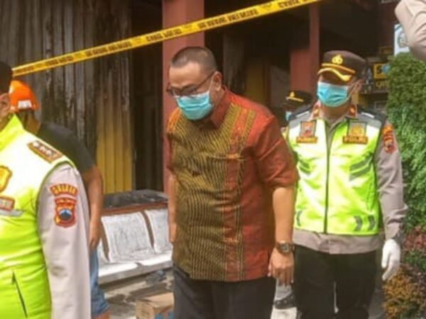(Up date): Kapolres Brebes Tinjau Lokasi Kebakaran Dua Meninggal Dunia: Belum Tahu Persis Penyebab Kebakaran