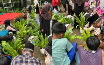 Santri Nurul Ikhsan Gelar Edu Environment: Gerakan Hijau dari Jagapura Wetan