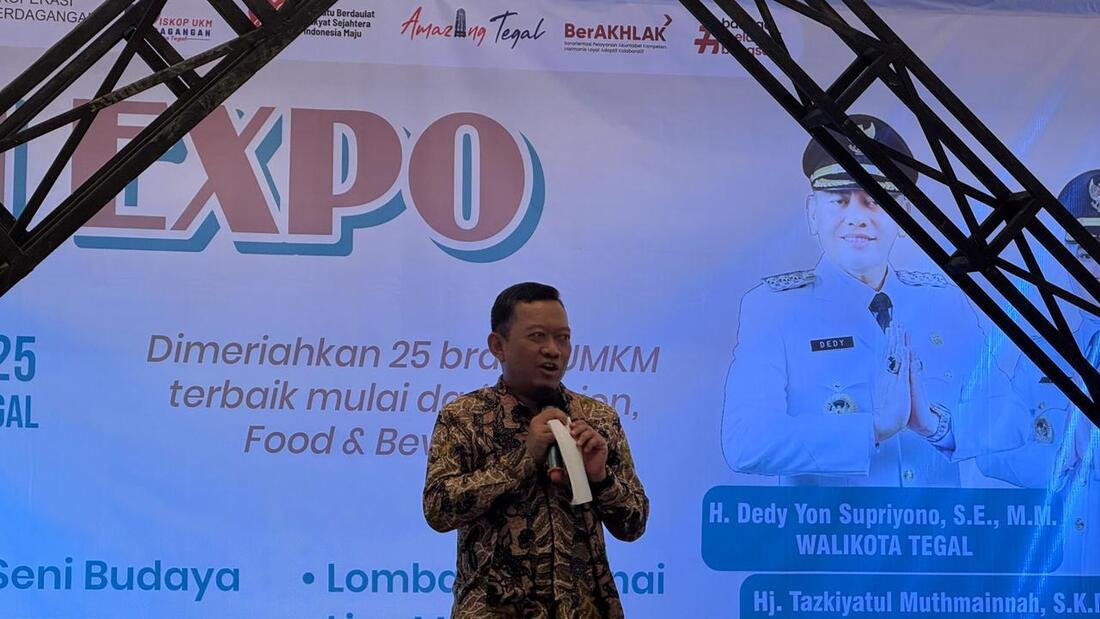 UMKM Expo 2025 Kota Tegal Dorong Pelaku Usaha Naik Kelas dan Siap Bersaing Global